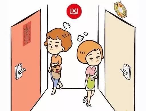 家居住宅与住宅之间门对门化解方法